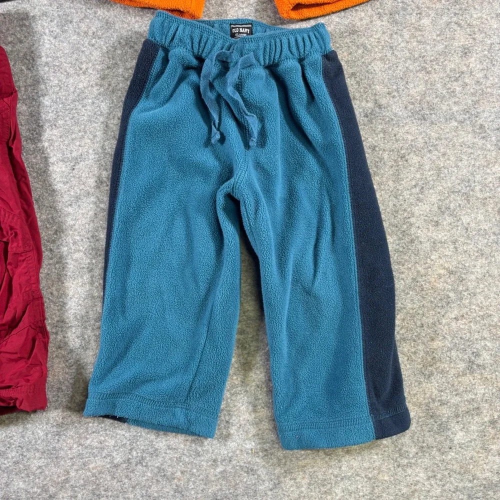 VTG Old Navy Kids Bundle 4 Pairs Pants Fleece Athletic Size‎ 18-24M Boys Y2K Lot